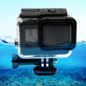 For GoPro  NEW HERO /HERO6  /5  30m Waterproof Housing Protective Case   Hollow Back Cover with Buckle Basic Mount & Screw, No Need to Disassemble Lens(GP413)