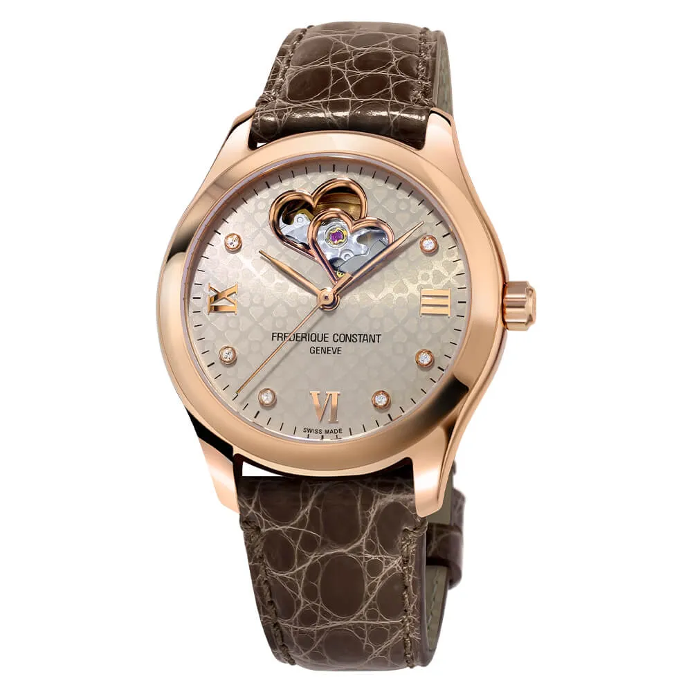 Frederique Constant Double Heart Beat Women's Watch FC-310LGDHB3B4