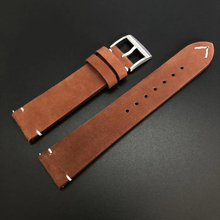 Frosted Leather Watch Strap Watch Band