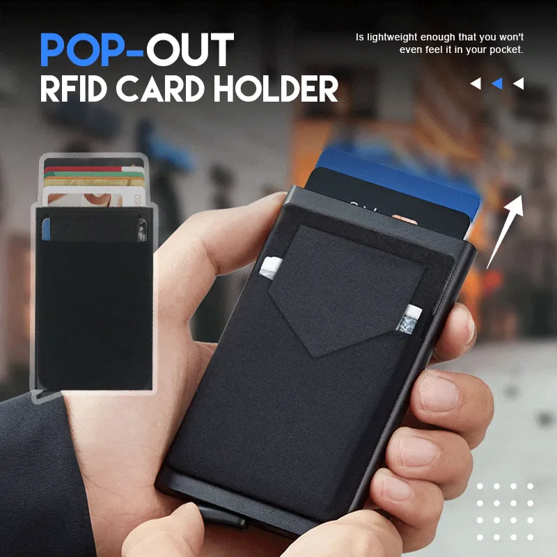 Funki Buys | Wallets | Slim RFID Wallet | Pop Up Card Holder