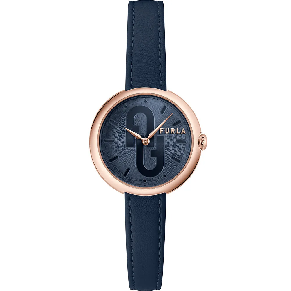 Furla WW00005004L33 Cosy Oceana Blue Leather Womens Watch