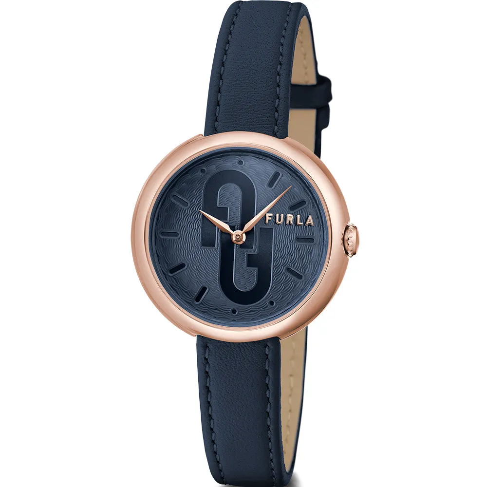 Furla WW00005004L33 Cosy Oceana Blue Leather Womens Watch