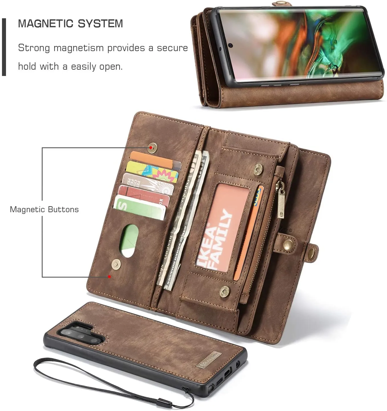 Galaxy Note10  Plus Wallet Case |  Note 10 Plus wallet case