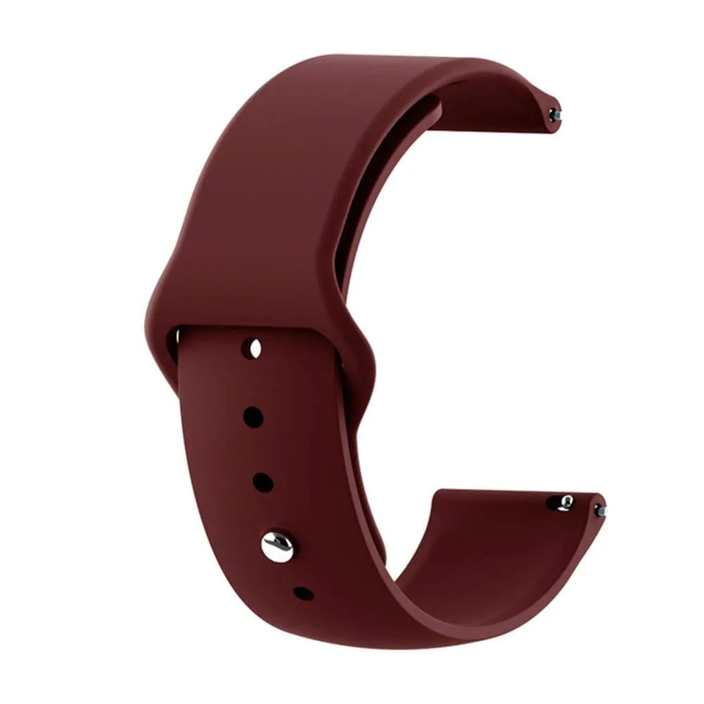 Garmin D2 Bravo & D2 Charlie Silicone Button Style Watch Straps