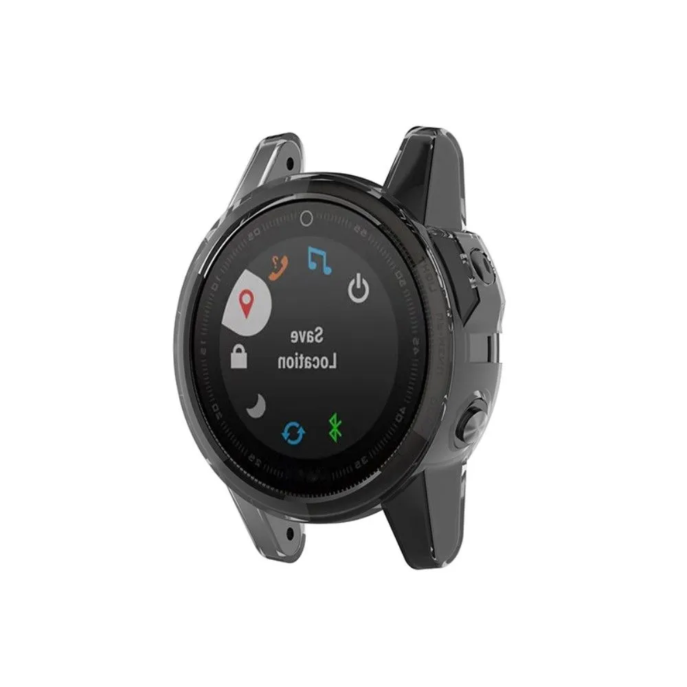 Garmin Fenix 5S / 5S Plus transparent cover - Transparent Black