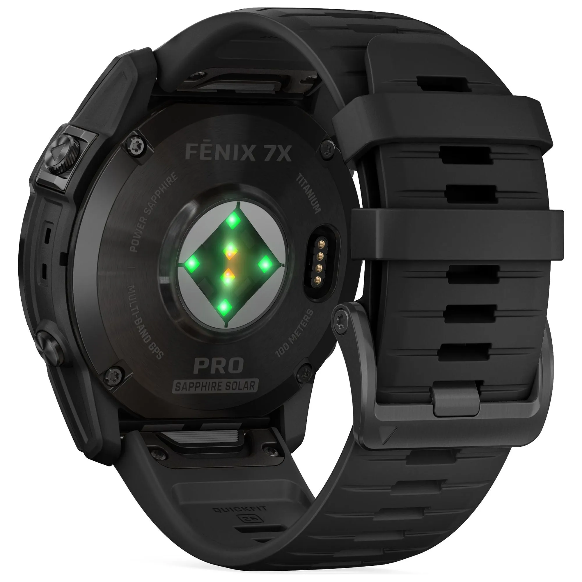 Garmin Fenix 7X Pro Sapphire Solar HRM With GPS Multisport Watch - Black