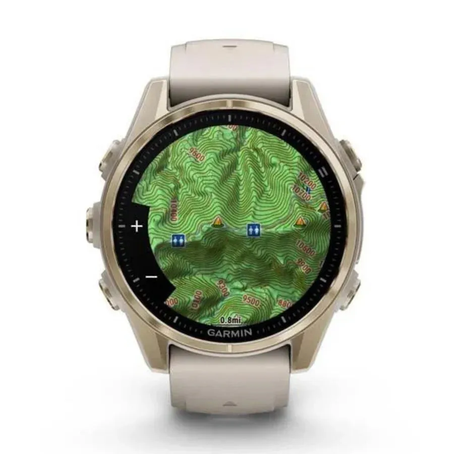 GARMIN - Fenix 8 -  43 MM AMOLED Sapphire GPS Smart Watch