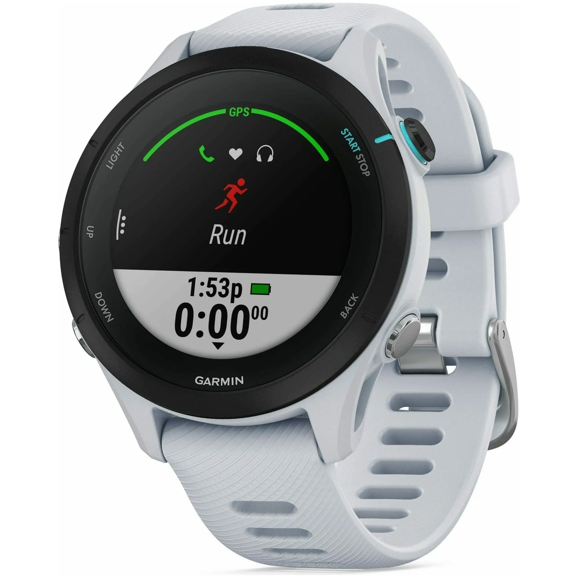 Garmin Forerunner 255S Music HRM With GPS Watch - White