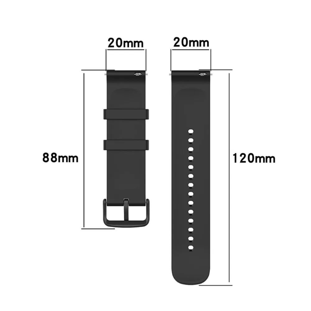 Garmin Forerunner 645 silicone wristband 20mm (joint circumference: 160-210mm) - black