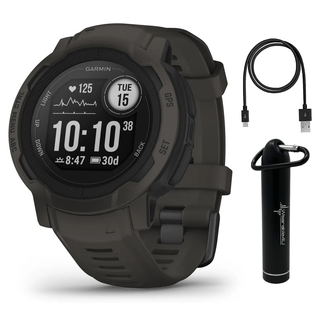 Garmin Instinct 2 GPS Rugged Outdoor Smartwatch