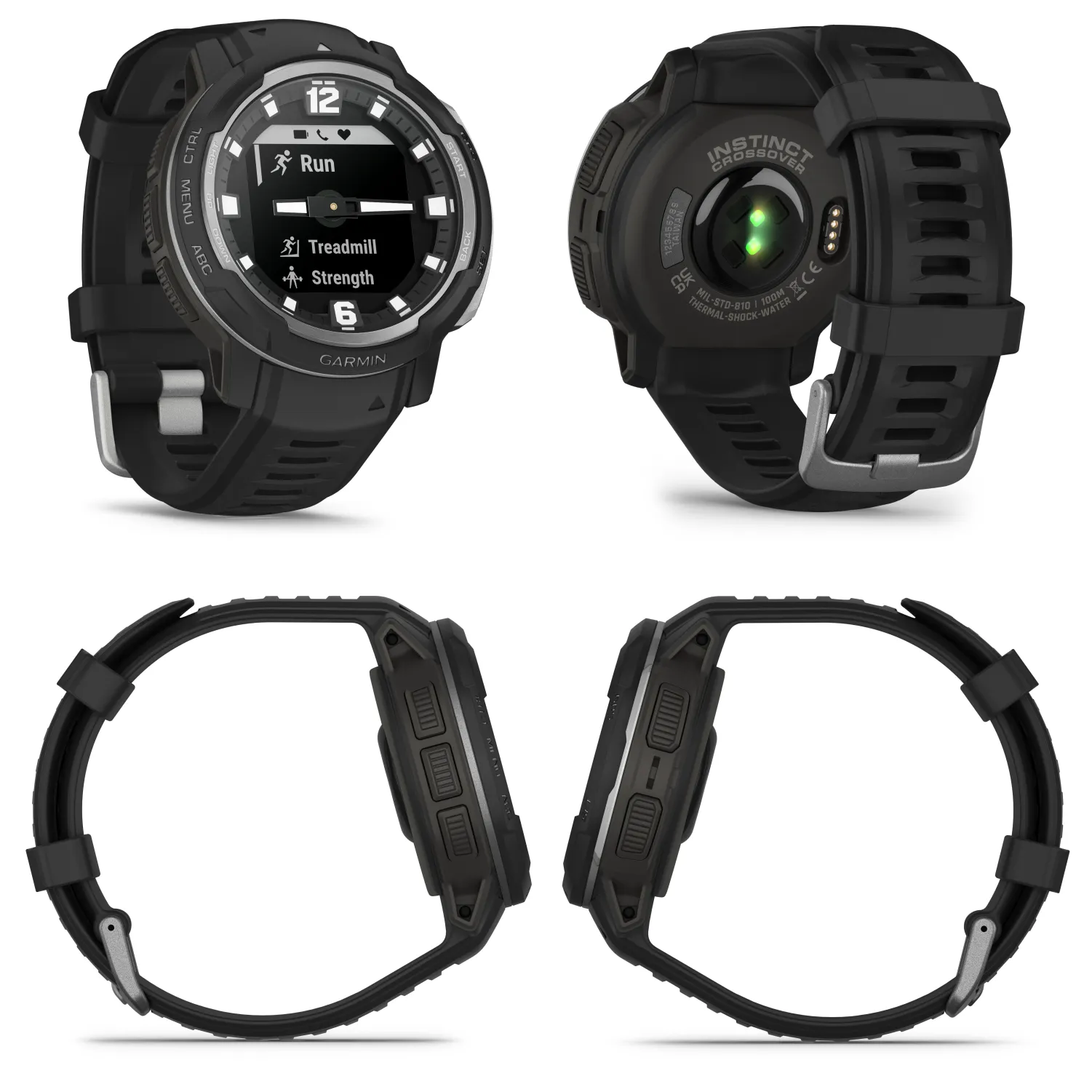 Garmin Instinct Crossover Series Hybrid Rugged Smartwatch