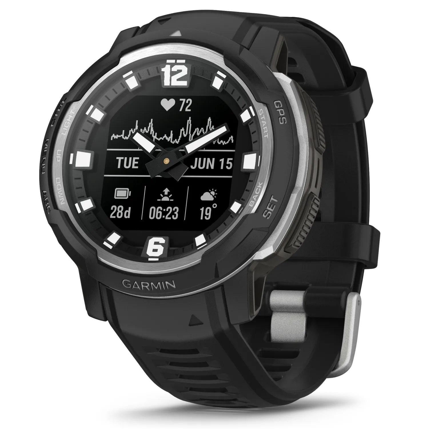 Garmin Instinct Crossover Series Hybrid Rugged Smartwatch