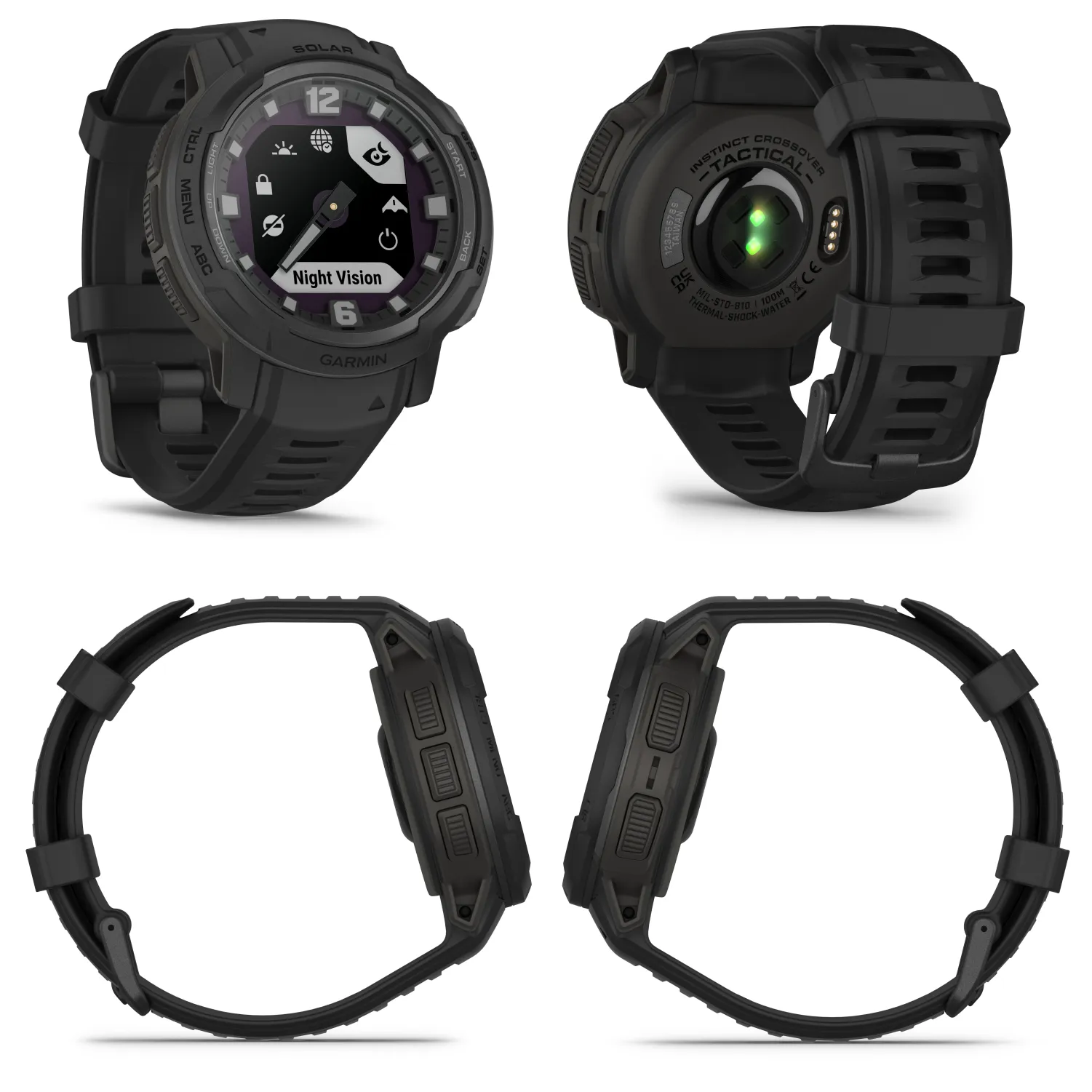 Garmin Instinct Crossover Series Hybrid Rugged Smartwatch