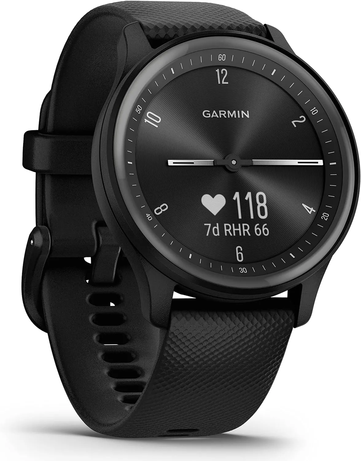 Garmin Vivomove Sport Touchscreen Smartwatch, Black - Certified Refurbished