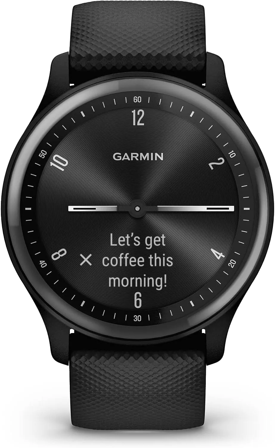 Garmin Vivomove Sport Touchscreen Smartwatch, Black - Certified Refurbished