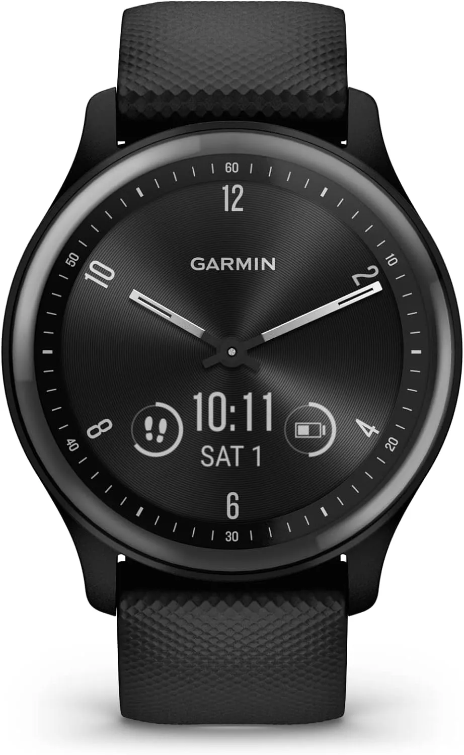 Garmin Vivomove Sport Touchscreen Smartwatch, Black - Certified Refurbished