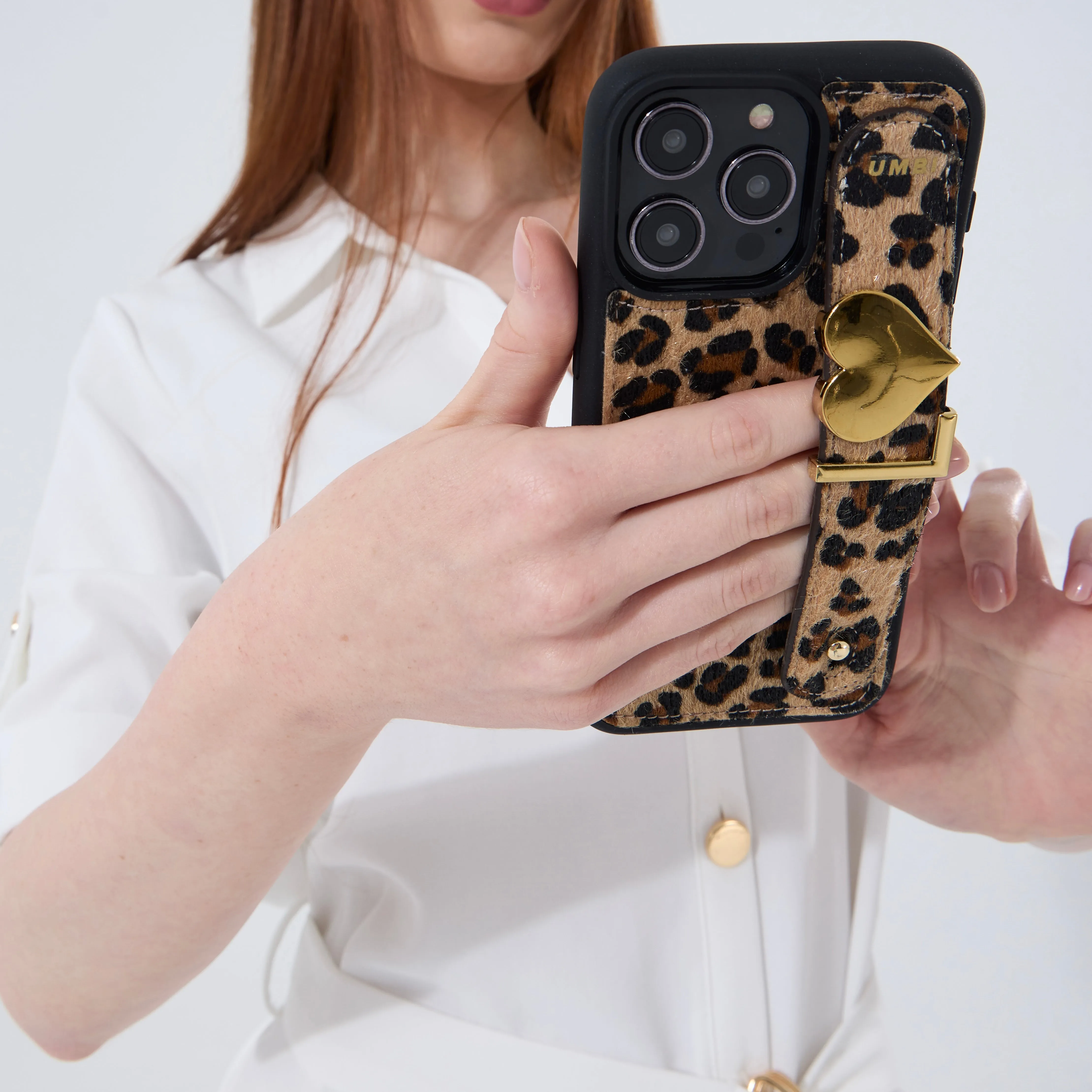 GLAM. Personalized iPhone Case - Cheetah / Gold