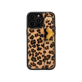 GLAM. Personalized iPhone Case - Cheetah / Gold