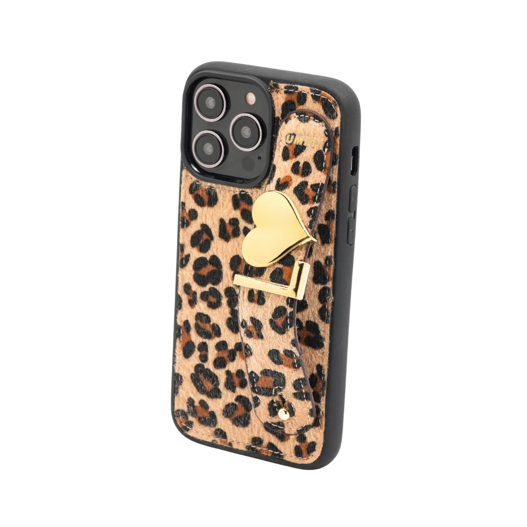 GLAM. Personalized iPhone Case - Cheetah / Gold