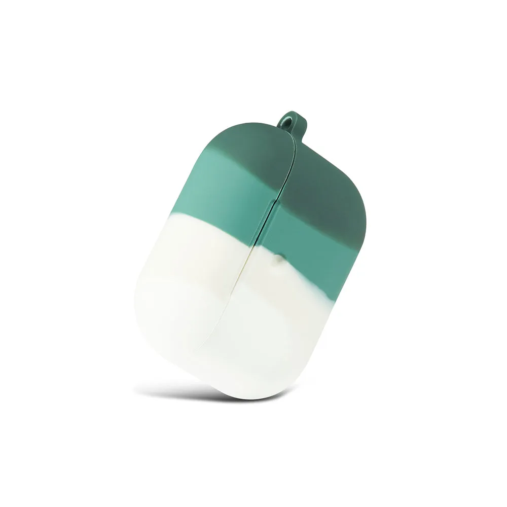 Green Blue Pastel Stripes Case for Airpods 3