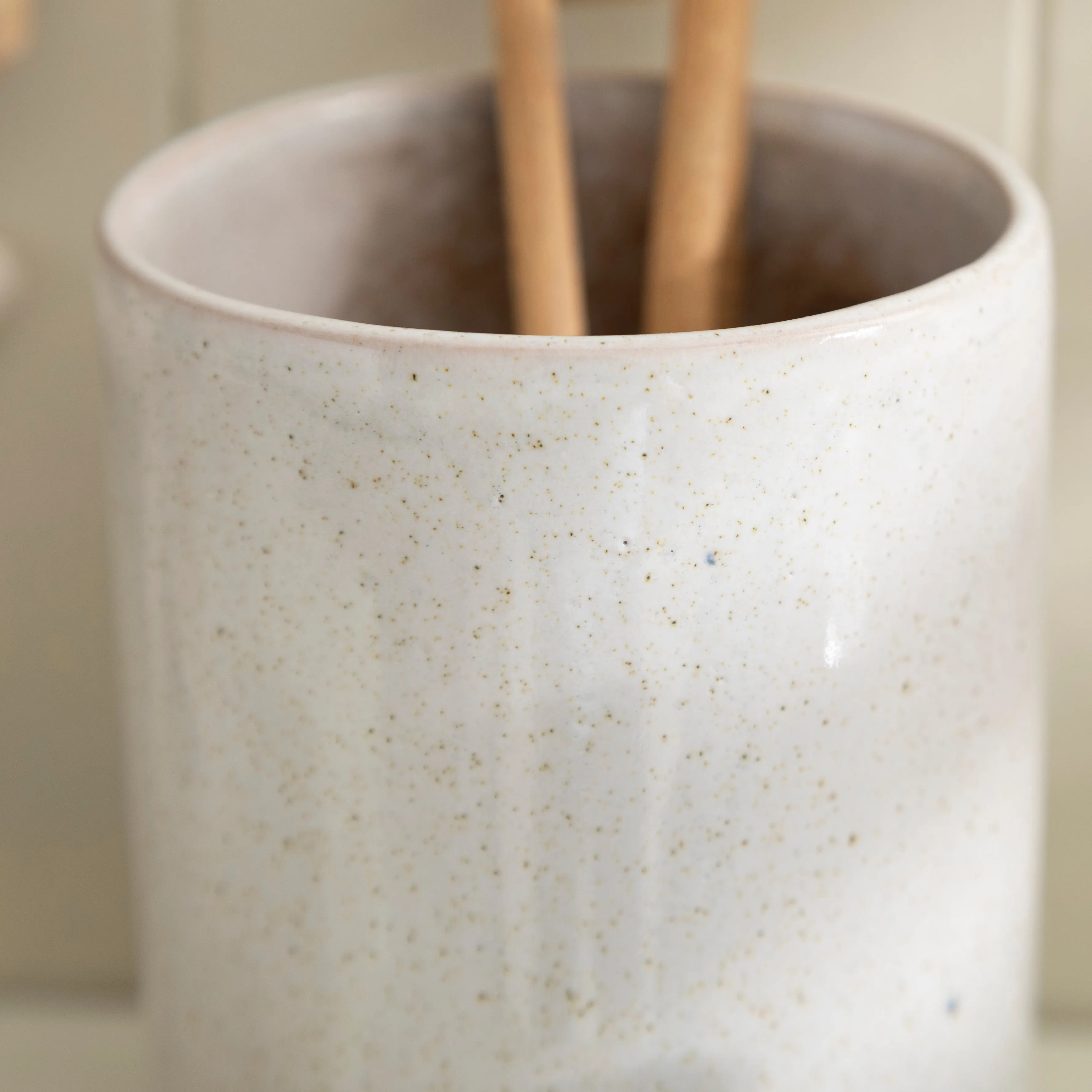 Grey Stone Ceramic Toothbrush Holder