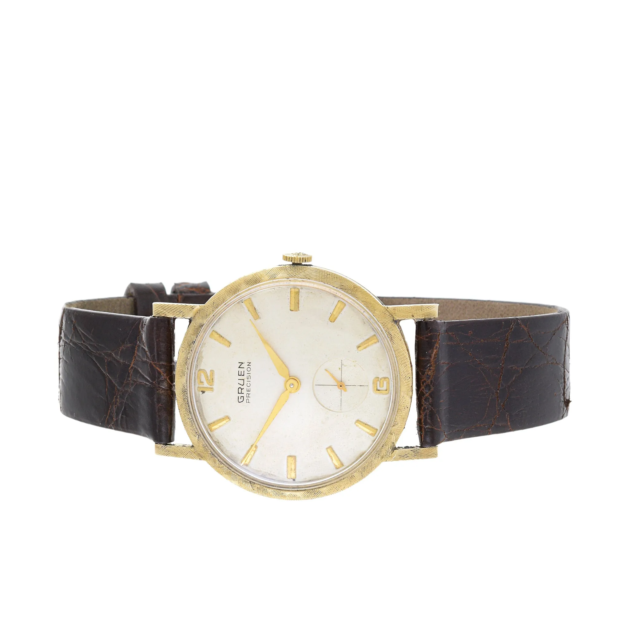 Gruen Precision 14K Yellow Gold Manual Wind Watch