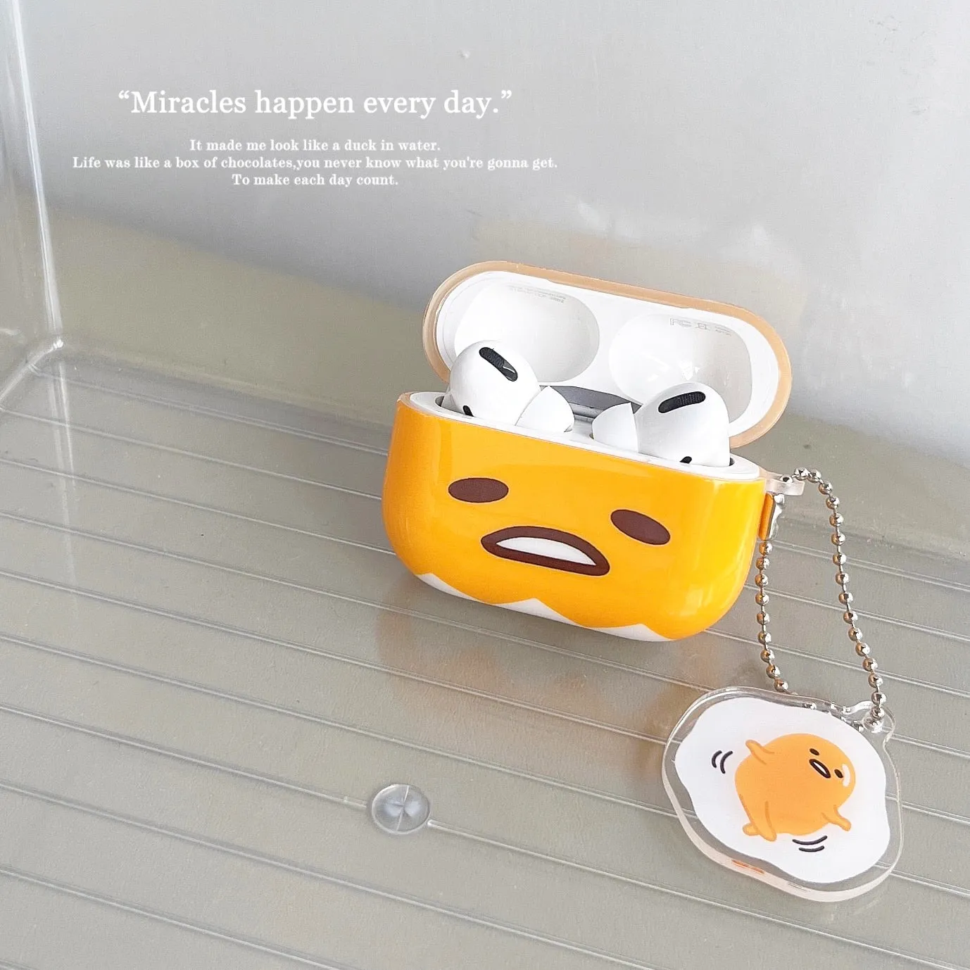 Gudetama Airpod Case Kawaii AirPods Case