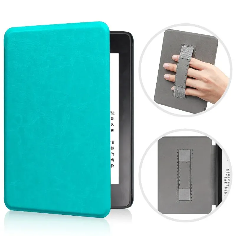 Handheld E-book Case Leather Smart Case For Kindle