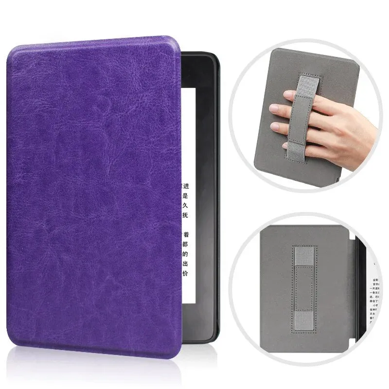 Handheld E-book Case Leather Smart Case For Kindle