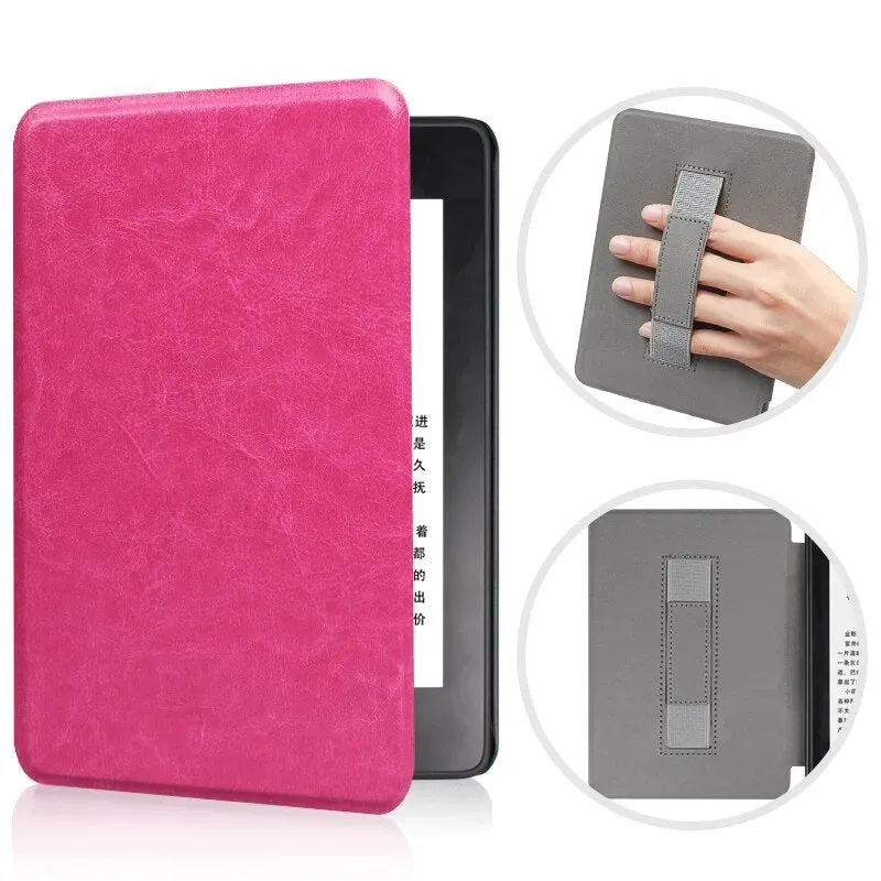 Handheld E-book Case Leather Smart Case For Kindle