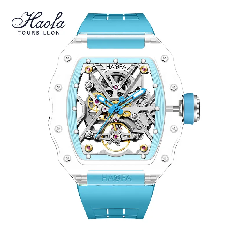 HAOFA All K9 Crystal Automatic Mechanical Watches Model 2202