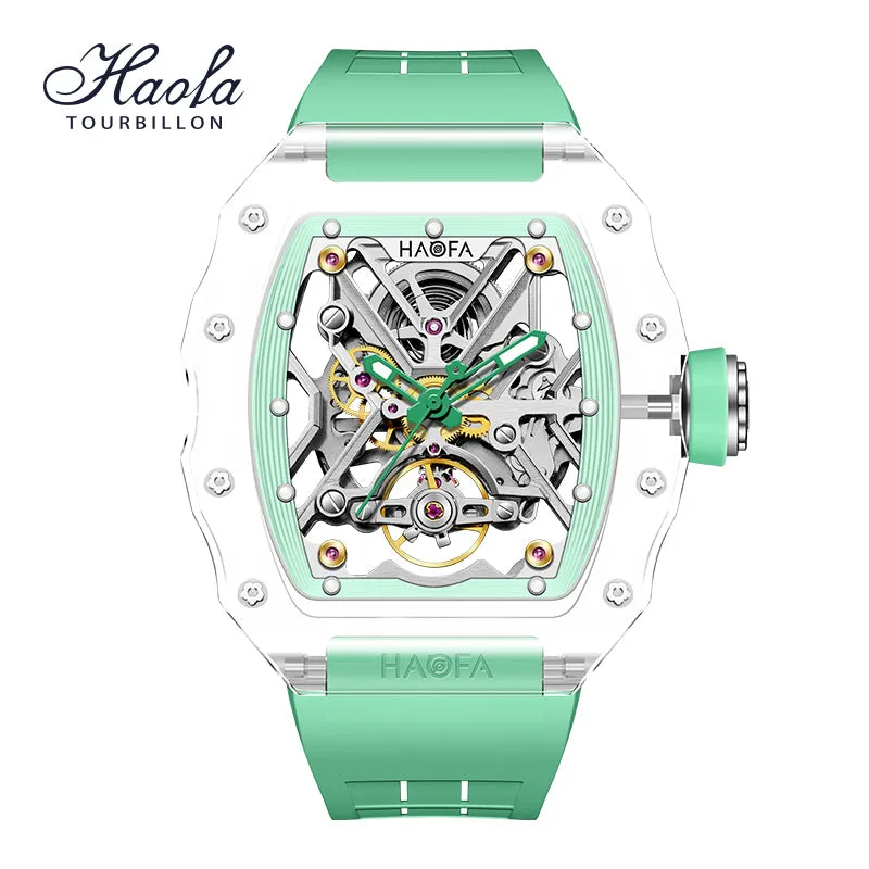 HAOFA All K9 Crystal Automatic Mechanical Watches Model 2202