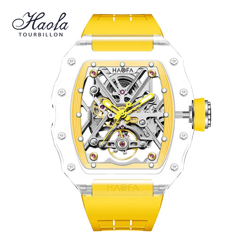 HAOFA All K9 Crystal Automatic Mechanical Watches Model 2202