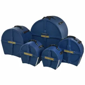 Hardcase HPJAZZDB 5 Piece Jazz Drum Case Set (Dark Blue)