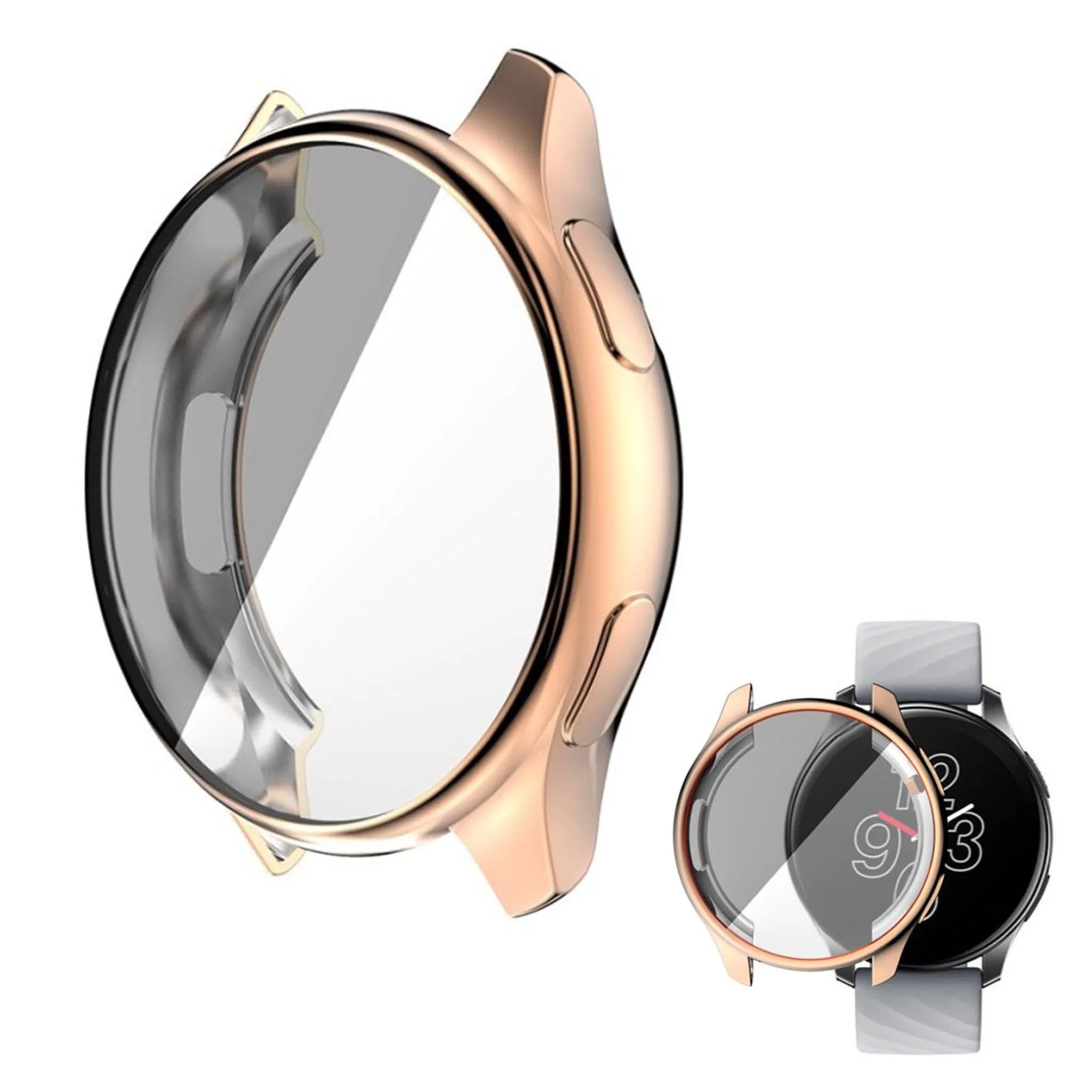 HAT PRINCE OnePlus Watch transparent cover - Gold