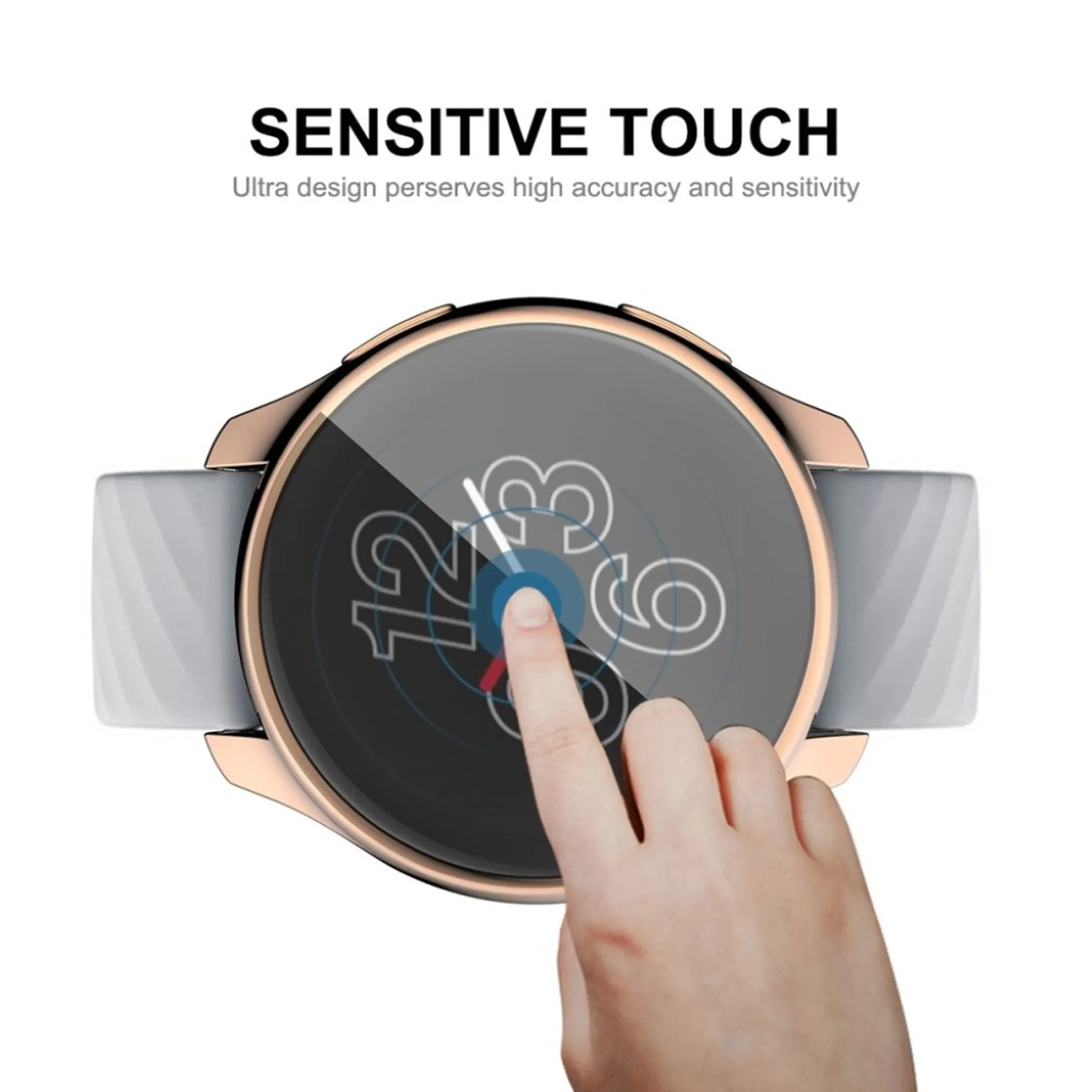 HAT PRINCE OnePlus Watch transparent cover - Gold