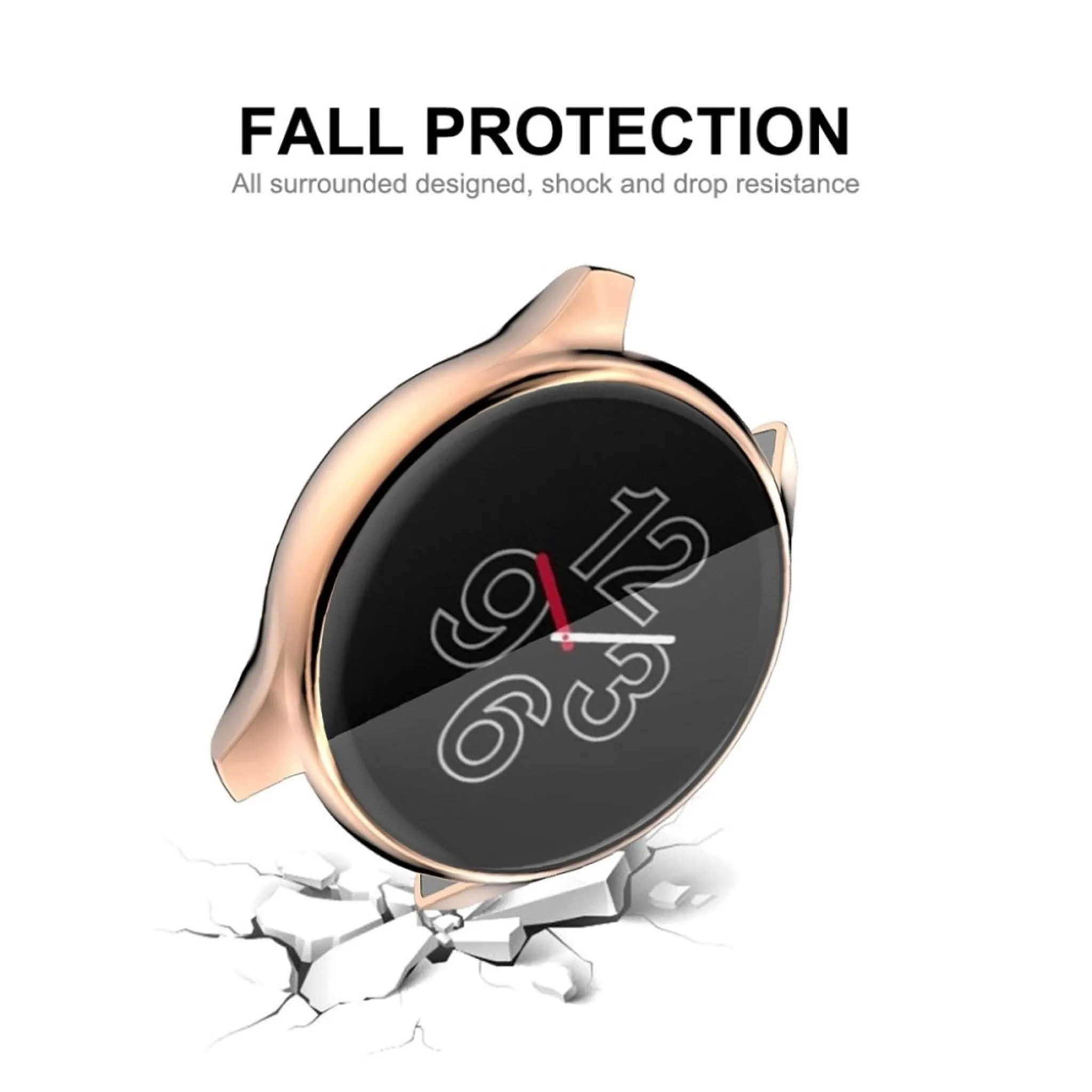 HAT PRINCE OnePlus Watch transparent cover - Gold