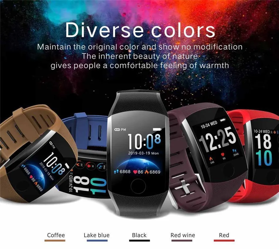 Heart Rate Monitor Smart watch With Camera