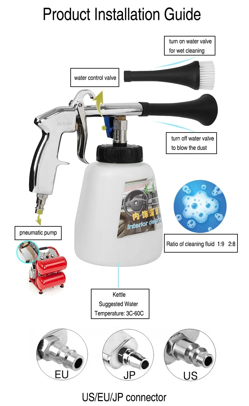 High Pressure Car Cleaning Gun