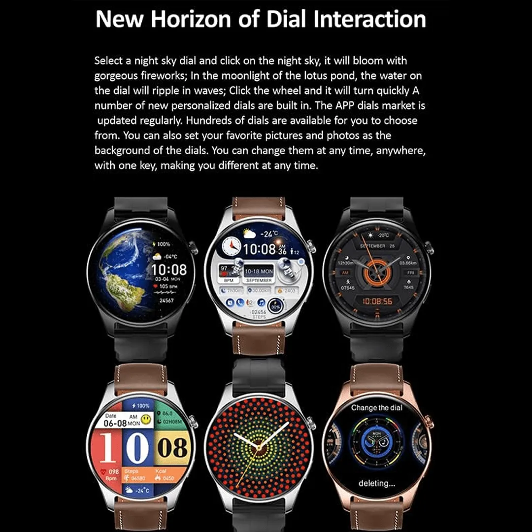 HK4 Hero LTPO AMOLED Ultra Smart Watch - 46MM