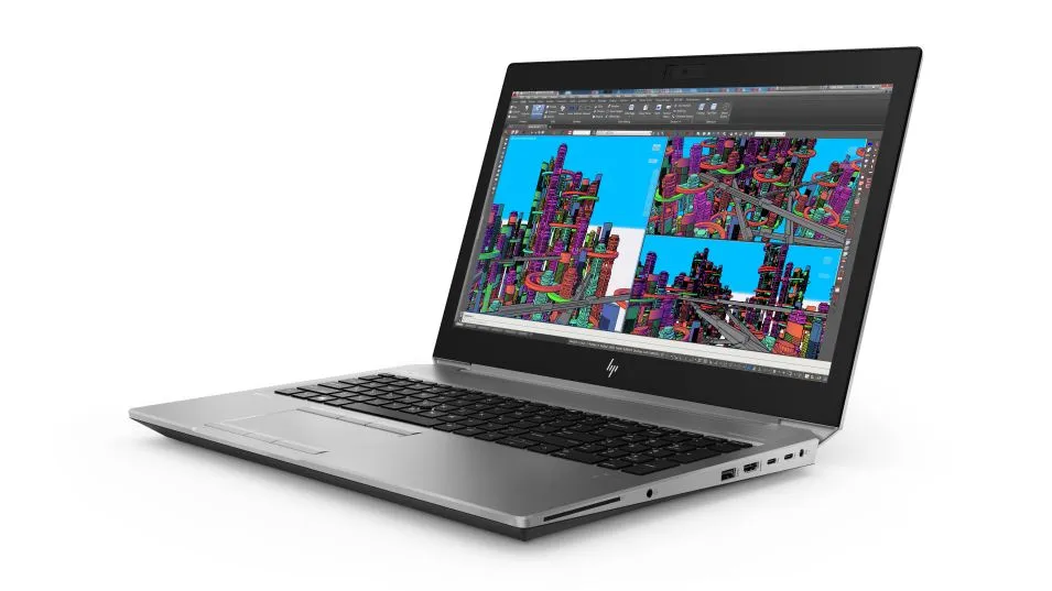 HP ZBook 15 G5 Studio Mobile Workstation - 15.6" FHD (1080p), Intel Core i7 i7-8750H, Hexa-Core (6 Core), 64GB RAM, 2TB SSD, Nvidia Quadro P1000 4GB, HDMI, USB-C,  Windows 10 Pro - Turbo Silver - Grade A (Certified Refurbished) - 1 Year Warranty