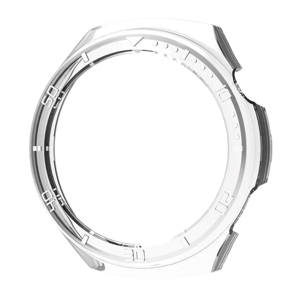 Huawei Watch 4 Pro Fleksibelt Plastik Cover - Gennemsigtig