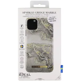 iDeal of Sweden Luxury Case for Apple iPhone 11 Pro Max - Sparkle Greige Marble