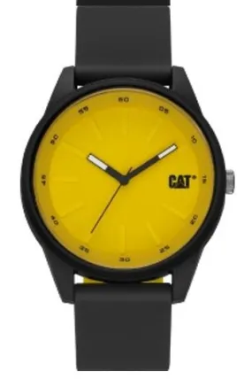 Insignia Watch Yellow/Black Dial ABS w/Silicone Strap