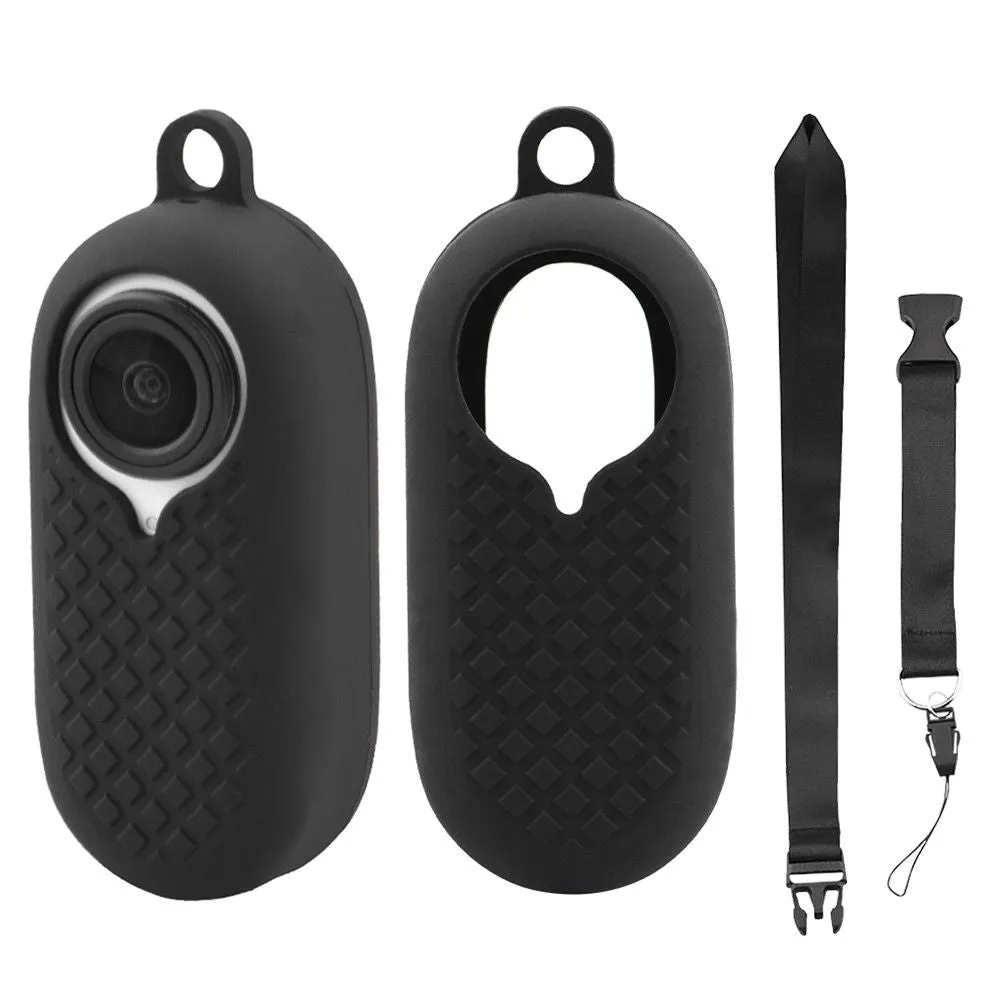 Insta360 Go2 silicone cover with lanyard - Black