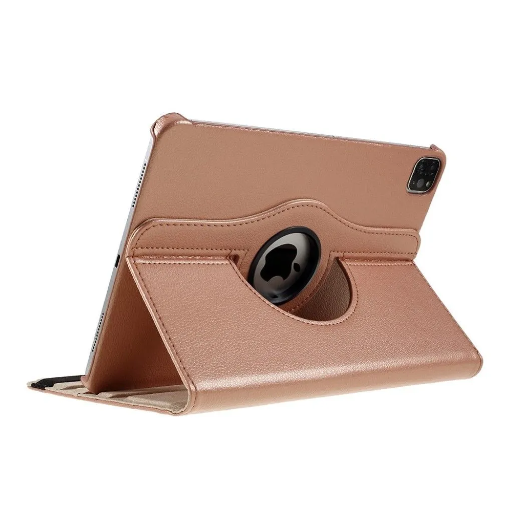 iPad Air (2020) 360 degree rotatable leather case - Rose Gold