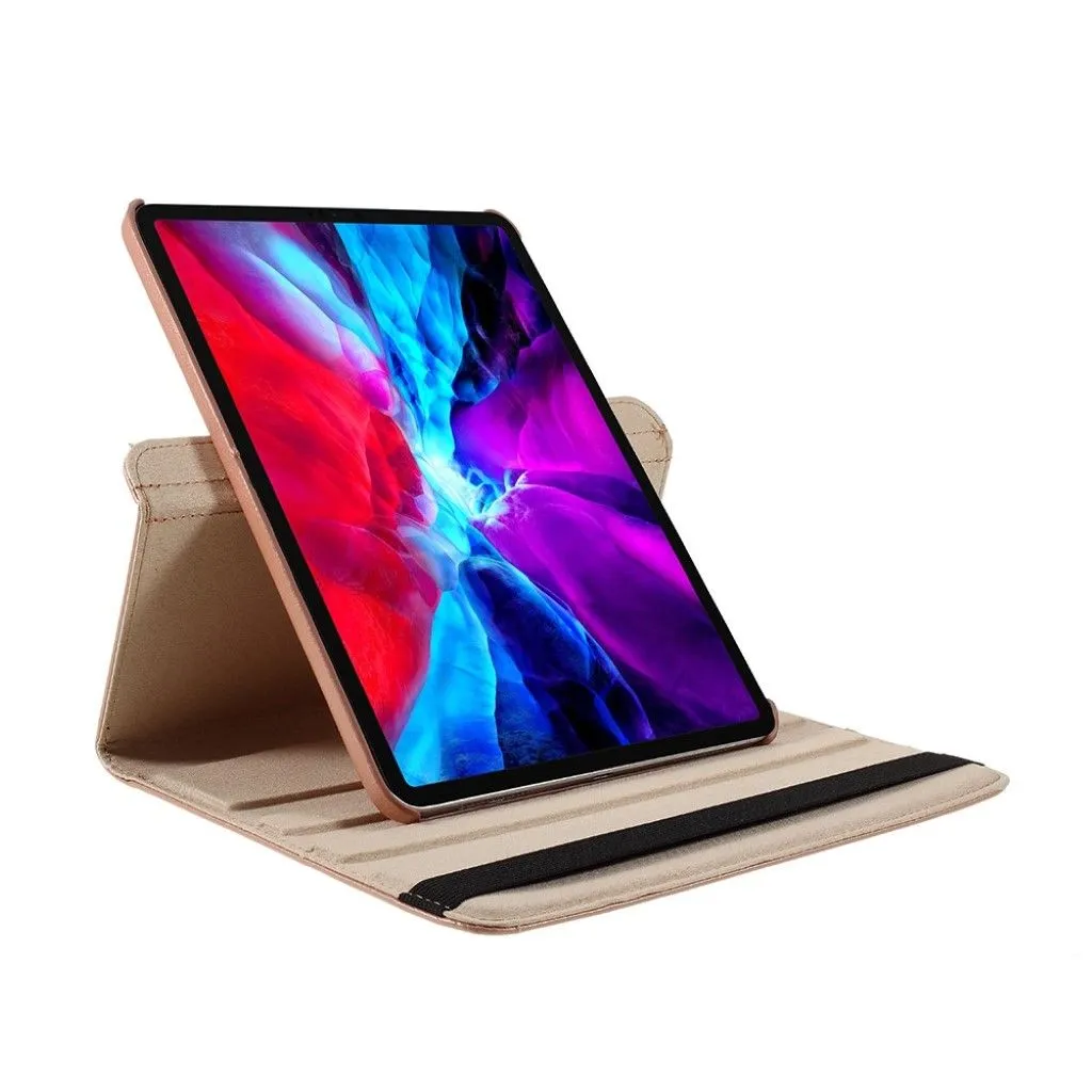 iPad Air (2020) 360 degree rotatable leather case - Rose Gold