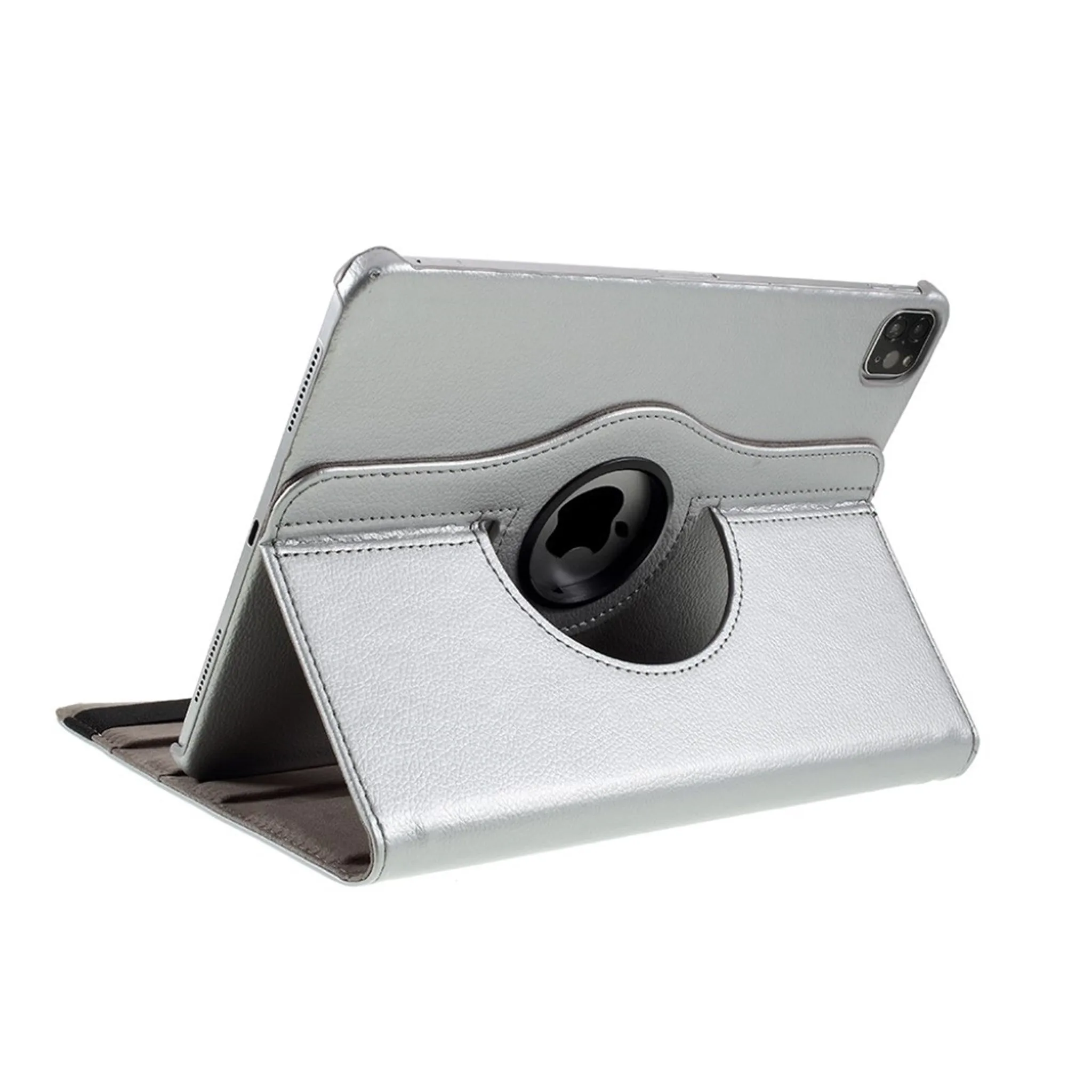 iPad Air (2020) 360 degree rotatable leather case - Silver