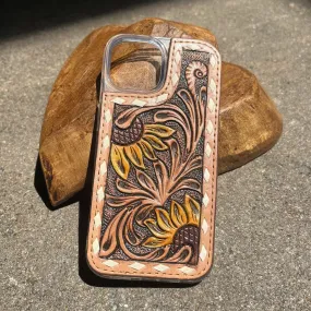 iPhone 15 Tooled Leather Phone Case