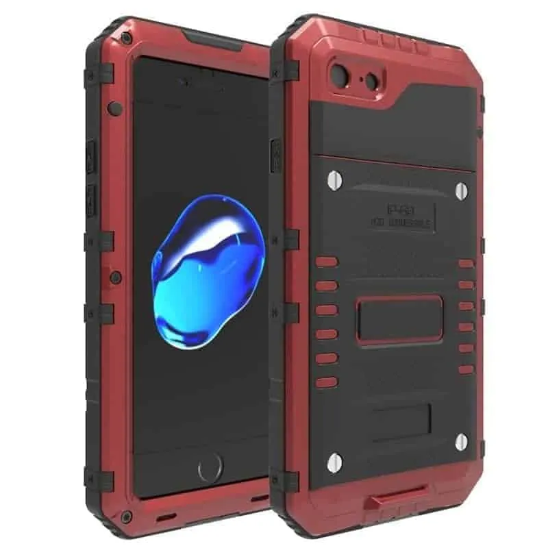 iPhone 7 Plus Cases Red Waterproof Gorilla Case